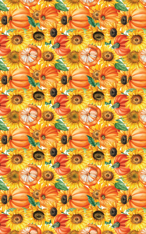 6086 - Autumn Sunflowers and Pumpkins
