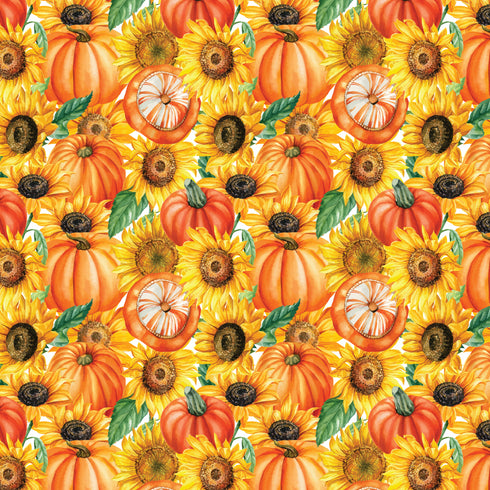 6086 - Autumn Sunflowers and Pumpkins