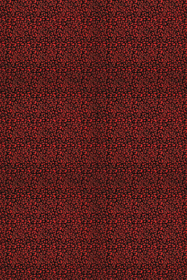 0740 - Micro Red Animal Print