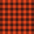 0046 - Orange and Black Buffalo Plaid
