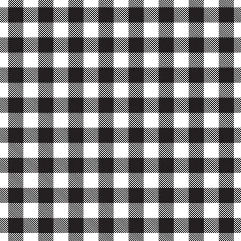 0037 - Black & White Plaid