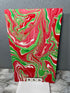 0866 - Red and Green Swirl