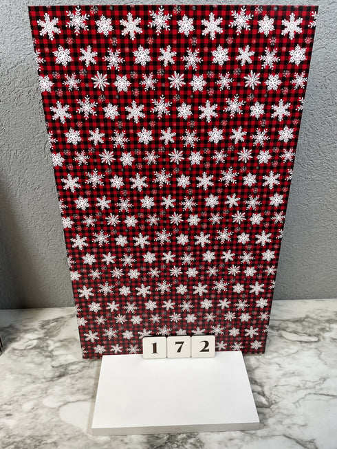 0172 - Buffalo Plaid with Snowflakes