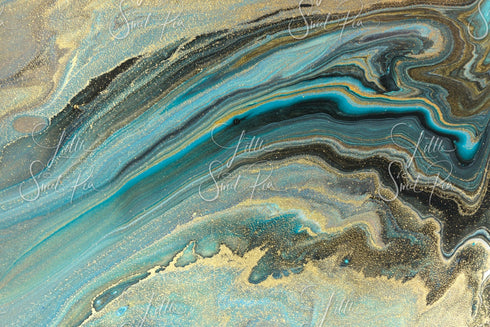 0900 - Agate Abstract Teal