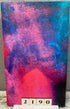 2190 - Blue and Pink Watercolor