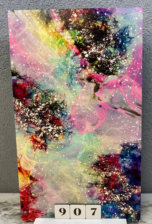 0907 - Red Agate Abstract