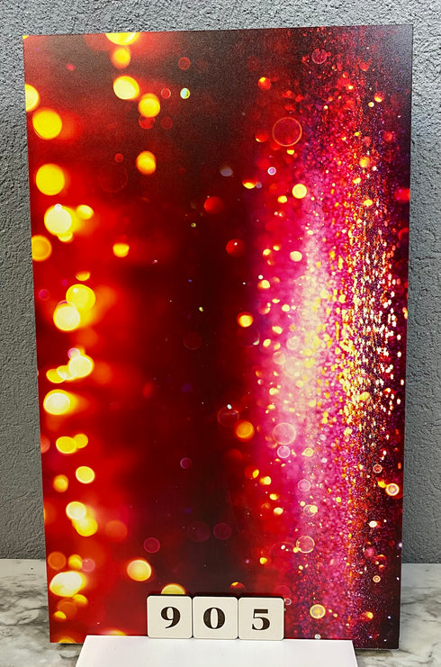 0905 - Red Twinkle Lights and Glitter