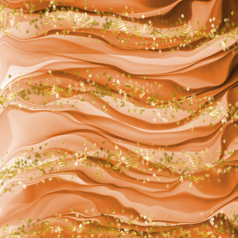 0243 - Orange Wave Texture