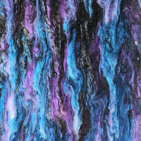 Purple Galaxy Glitter Ripple - 1/8" Acrylic Sheet