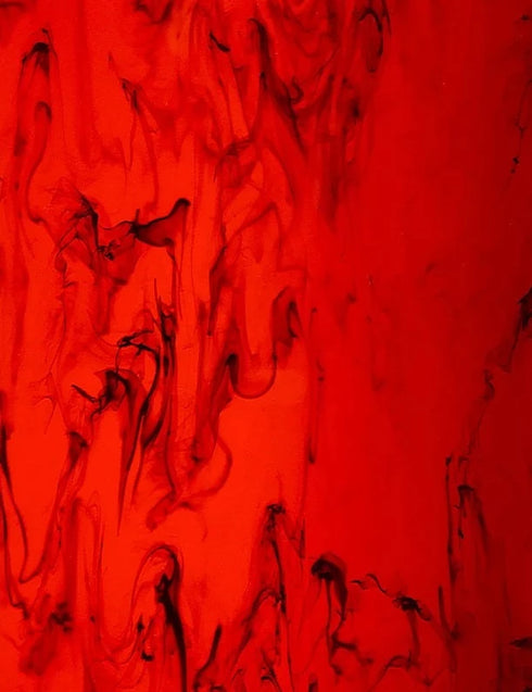 Scratch and Dent: Glowing Scarlet - 1/8" Acrylic Sheet