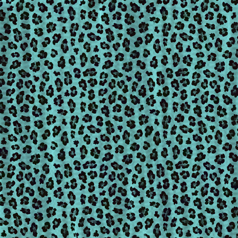 0017 -Teal Leopard Print