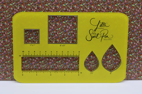 6027 - Micro Watercolor Roosters and Chickens