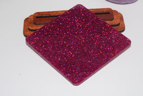 Barbie Party Holographic Glitter - 1/8" Acrylic Sheet