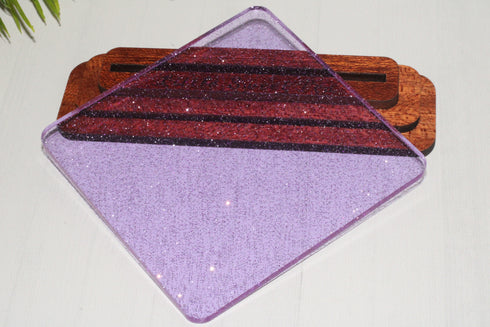 A Little Glitter Purple Tint - 1/8" Acrylic Sheet