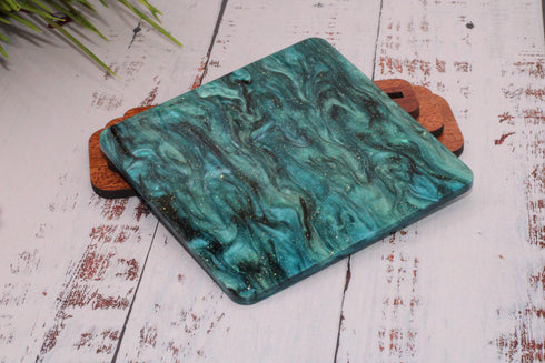 Deep Ocean Glitter Ripple - 1/8" Acrylic Sheet