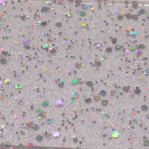 Chunky Disco Diva Silver Glitter - 1/8" Acrylic Sheet