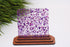 Purple Glitter Flakes - 1/8" Clear Cast Acrylic Sheet