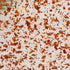 Scratch and Dent: Orange Glitter Flakes - 1/8" Clear Cast Acrylic Sheet
