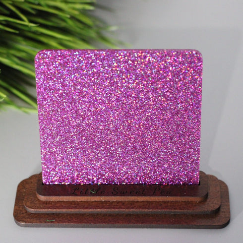 Orchid Pinkish Purple Holographic Glitter - 1/8" Acrylic Sheet