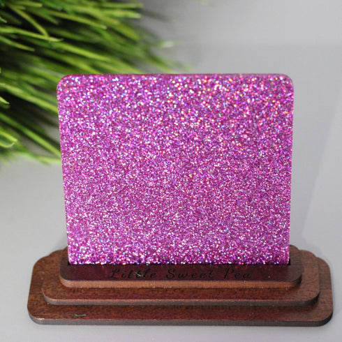 Orchid Pinkish Purple Holographic Glitter - 1/8" Acrylic Sheet