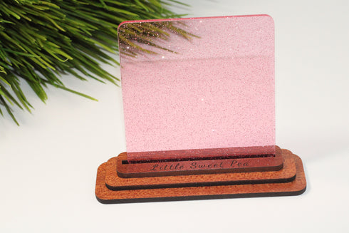 A Little Glitter Pink Tint - 1/8" Acrylic Sheet