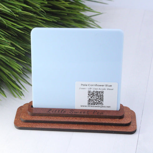 Scratch and Dent: Pale Cornflower Blue - 1/8" Cast Acrylic Sheet