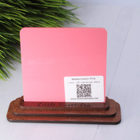 Watermelon Pink - 1/8" Cast Acrylic Sheet