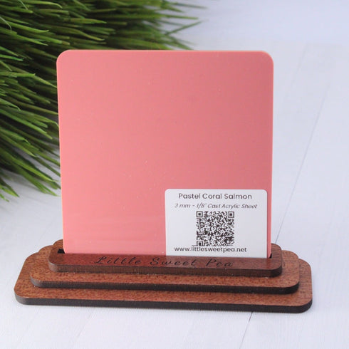 Pastel Coral Salmon - 1/8" Cast Acrylic Sheet