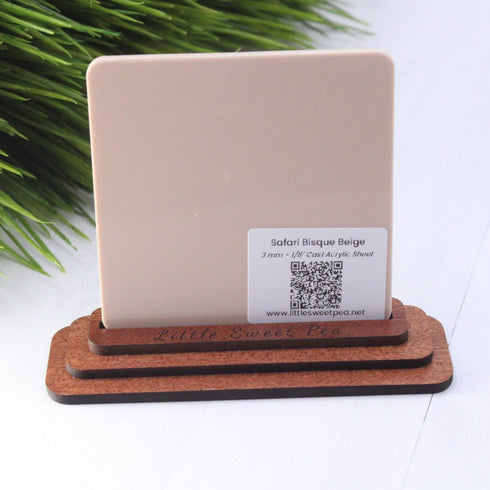Safari Bisque Beige - 1/8" Cast Acrylic Sheet
