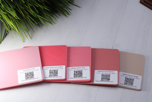 Watermelon Pink - 1/8" Cast Acrylic Sheet