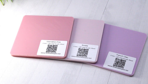 Carnation Pink - 1/8" Cast Acrylic Sheet