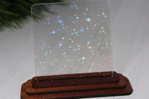 Iridescent Stars - 1/8" Acrylic Sheet