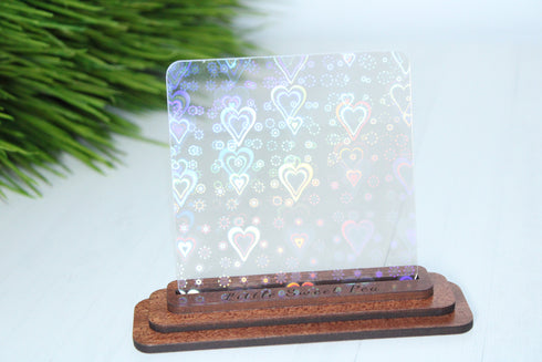 LOVE Iridescent Holographic - 1/8" Acrylic Sheet