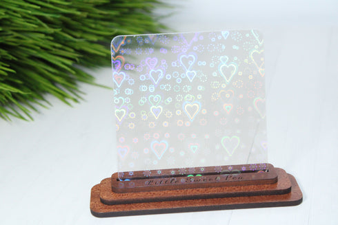 LOVE Iridescent Holographic - 1/8" Acrylic Sheet