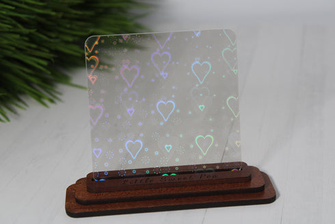 LOVE Iridescent Holographic - 1/8" Acrylic Sheet