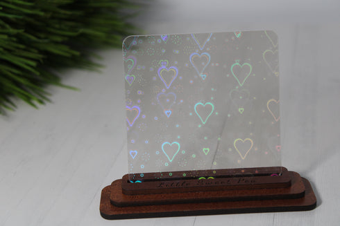 LOVE Iridescent Holographic - 1/8" Acrylic Sheet
