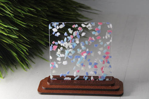 Pastel Party Chunky Flakes - 1/8" Cast Acrylic Sheet