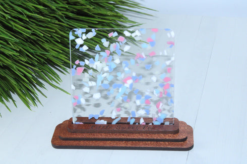 Pastel Party Chunky Flakes - 1/8" Cast Acrylic Sheet