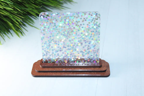 Starburst Holographic Glitter - 1/8" Acrylic Sheet