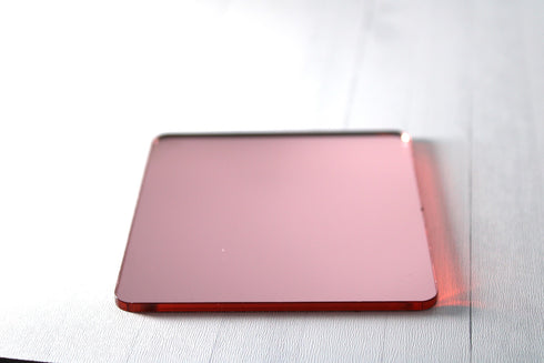 Rose Gold (1-sided) Mirror - 1/8" Extruded Acrylic Sheet