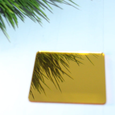 Brilliant Gold (1-sided) Mirror - 1/8" Extruded Acrylic Sheet