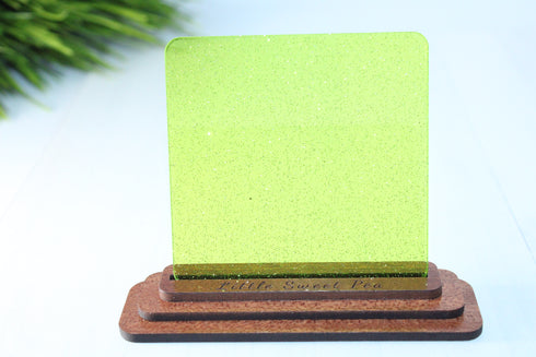 A Little Glitter Green Tint - 1/8" Acrylic Sheet