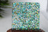 Teal, Blue and Gold Glamourous Dots - 1/8" Cast Acrylic Sheet