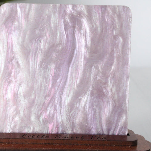 Pearly Purple Glitter Ripple - 1/8" Acrylic Sheet