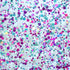 Fushia Pink, White and Teal Glamourous Dots - 1/8" Cast Acrylic Sheet