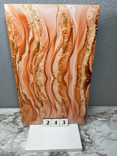 0243 - Orange Wave Texture