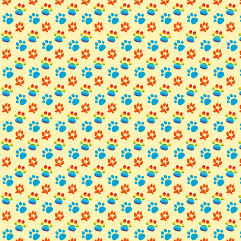 0868 - Yellow Dog Print