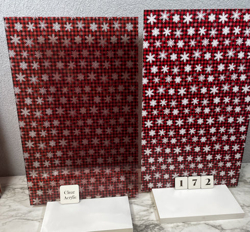 0172 - Buffalo Plaid with Snowflakes