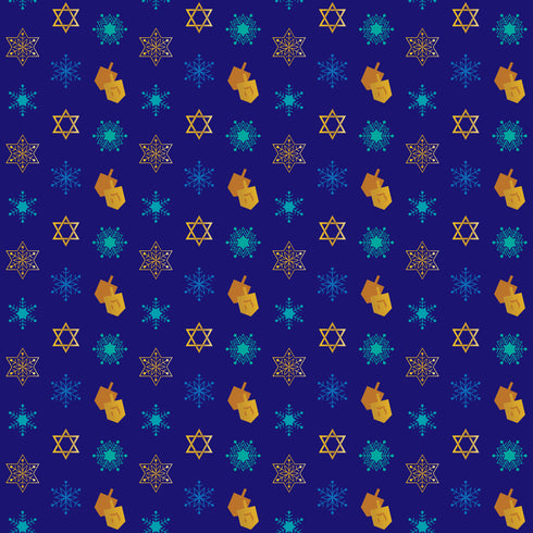 0183 - Hanukkah Celebration Stars & Snowflakes