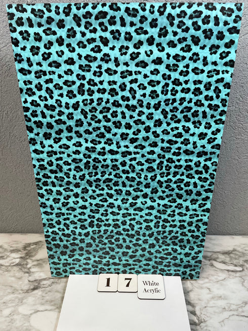 0017 -Teal Leopard Print
